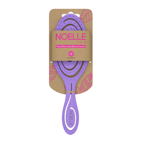 Eco-friendly hairbrush Purple Spiral